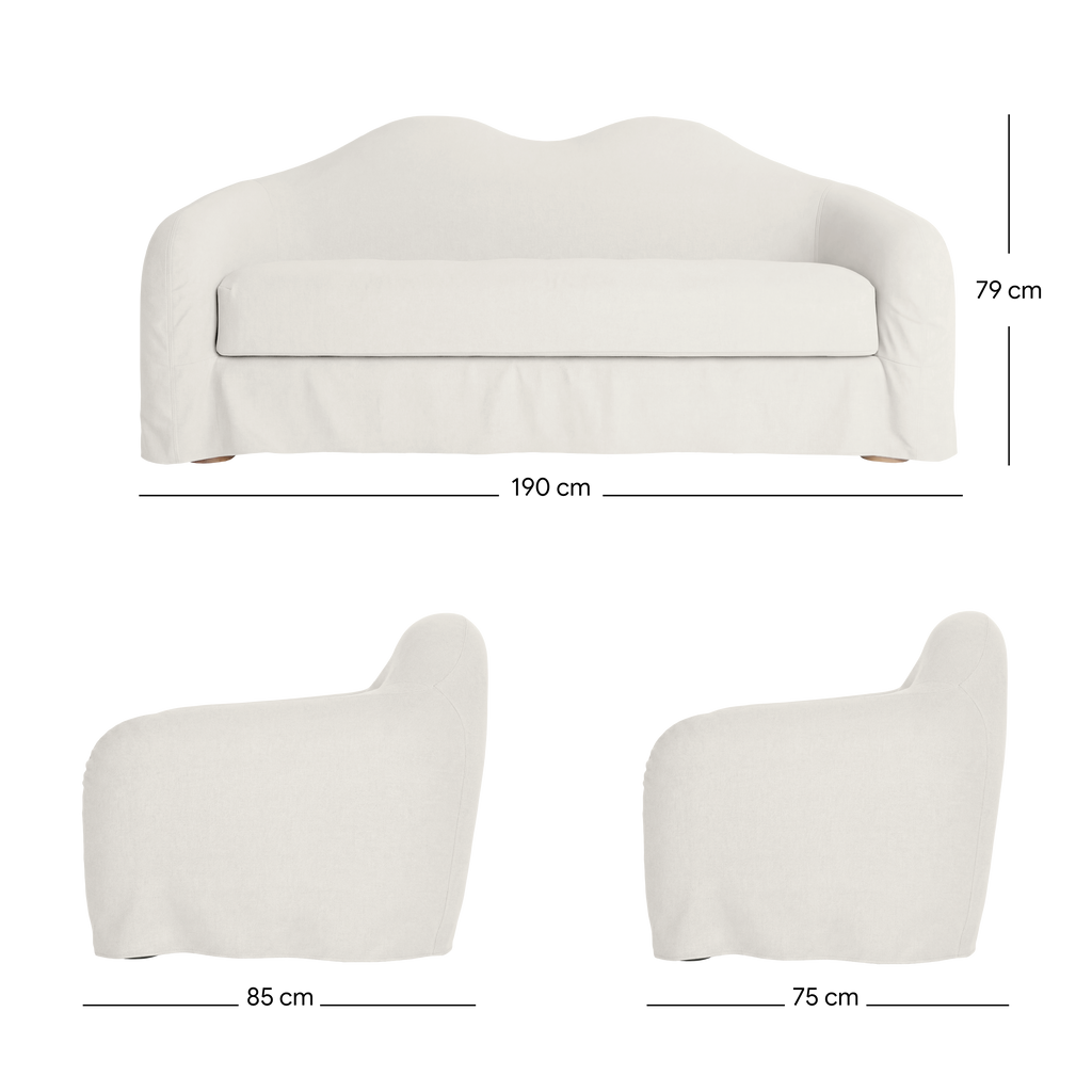 SHIMIDO 3 Seat Sofa